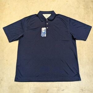 NWT PGA Tour Shirt Men's XL Navy Polo Shirt